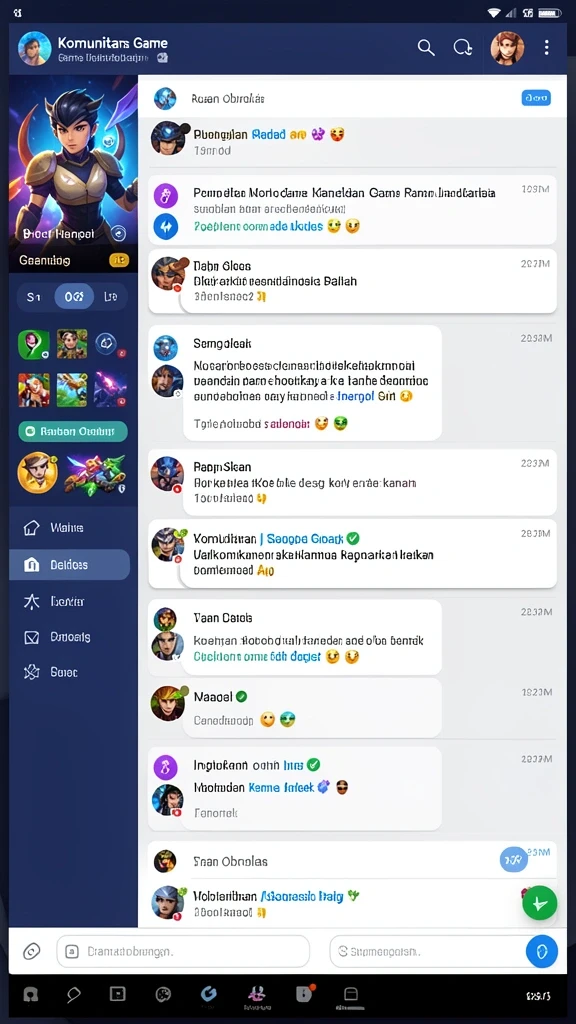 Tampilan antarmuka yang menarik dan intuitif.