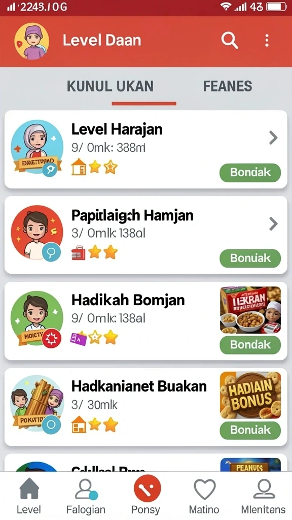 Fitur bonus yang menambah keseruan permainan.