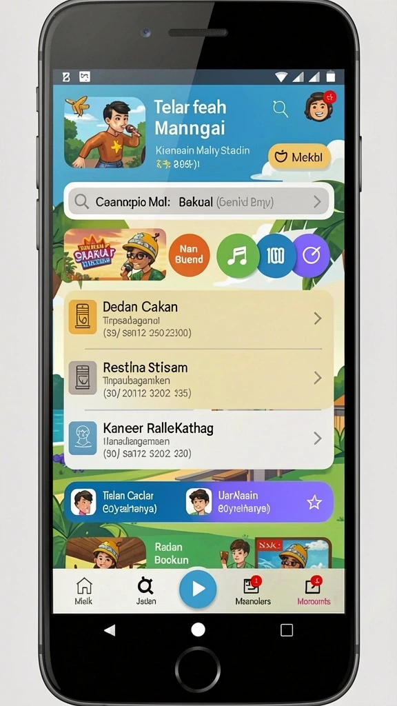 Tampilan antarmuka yang modern dan user-friendly.