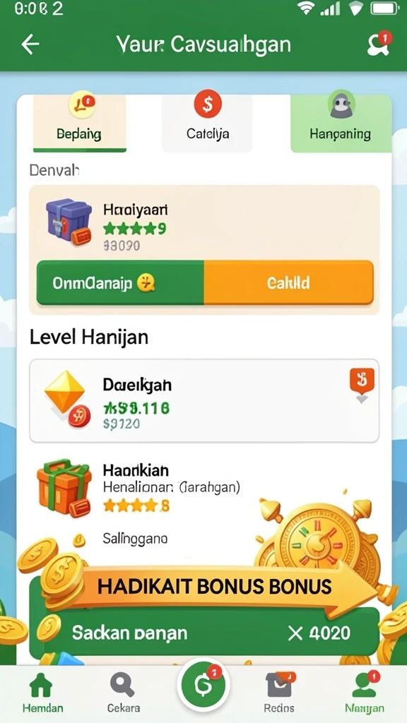 Beragam permainan slot dengan tema yang berbeda.