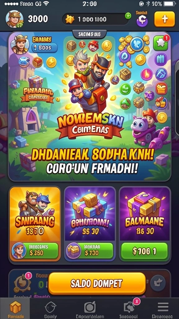 Screenshot menampilkan mode permainan terbaru yang kolaboratif.