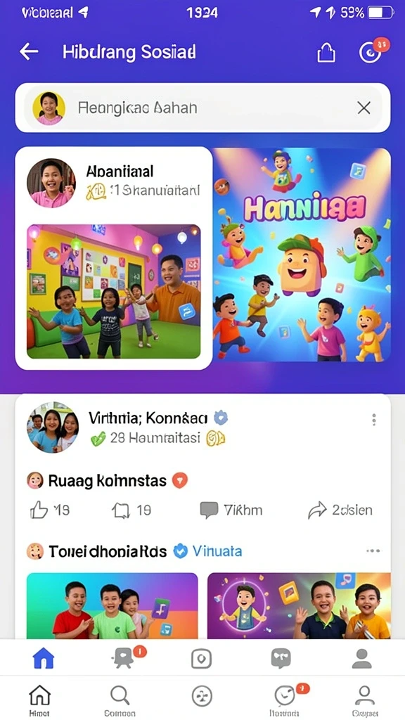 Tampilan antarmuka yang menarik dan mudah dinavigasi.