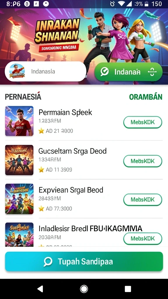 Tampilan antarmuka yang menarik dan mudah dinavigasi.