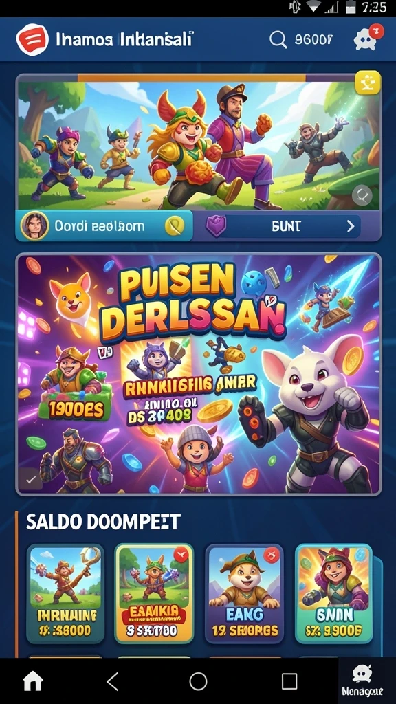 Fitur mode permainan yang seru dan interaktif.