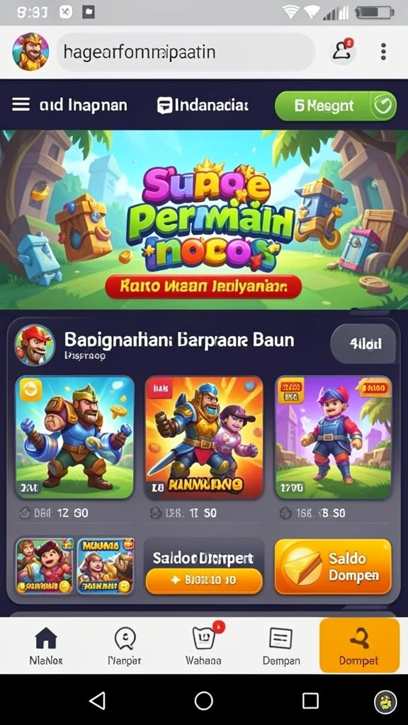 Mode permainan yang bervariasi dan seru.
