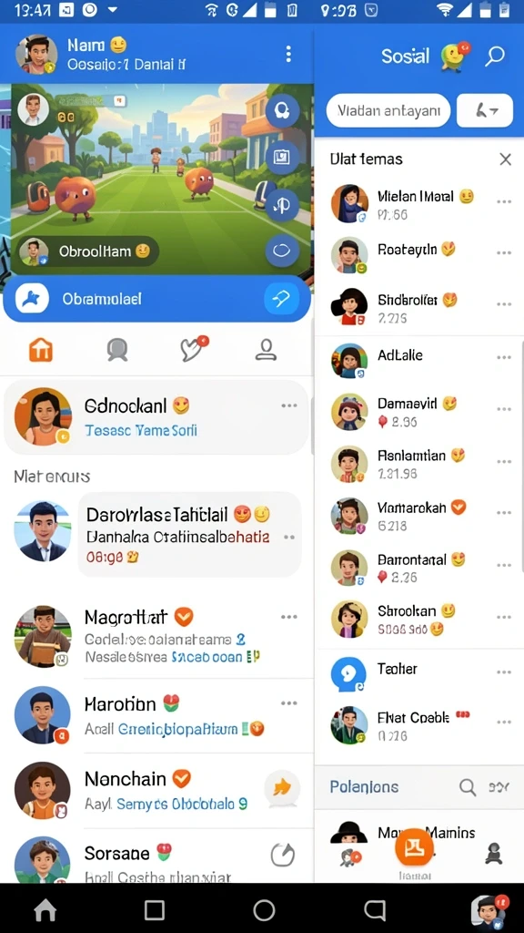 Keseruan berkompetisi dengan teman dan pemain lain.