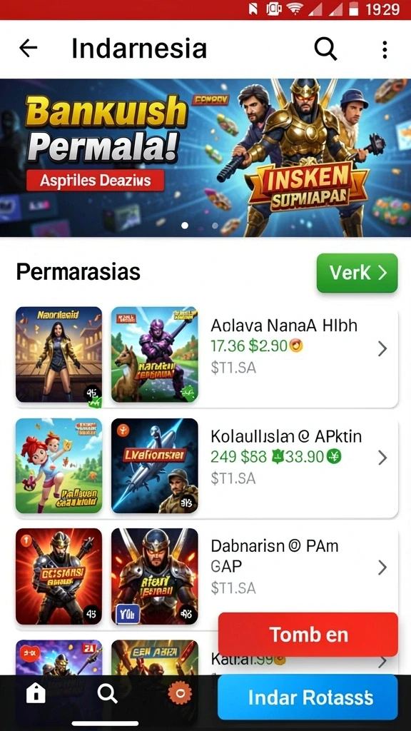 Level-level menantang yang selalu baru.
