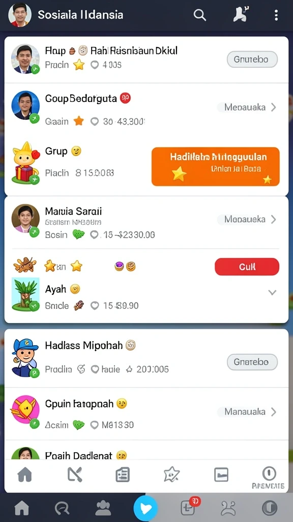 Tampilan grafis yang menakjubkan dalam permainan.