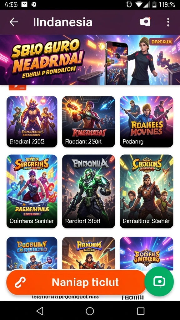 Tampilan antarmuka yang menarik dan user-friendly.
