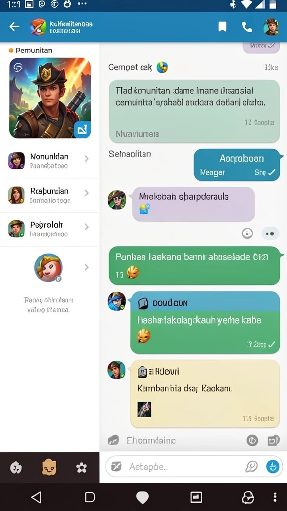 Tampilan antarmuka yang intuitif dan menarik.