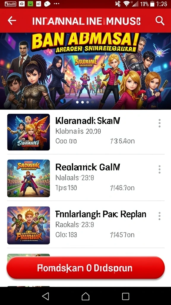Tampilan antarmuka yang ramah pengguna dan menarik.