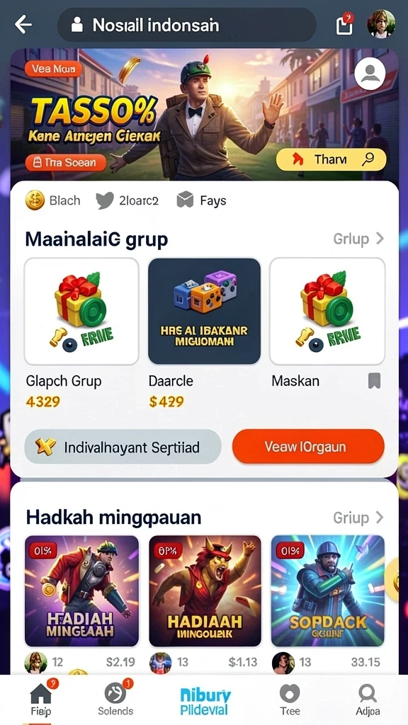 Tampilan antarmuka MASTERTOTO yang menarik dan mudah digunakan.