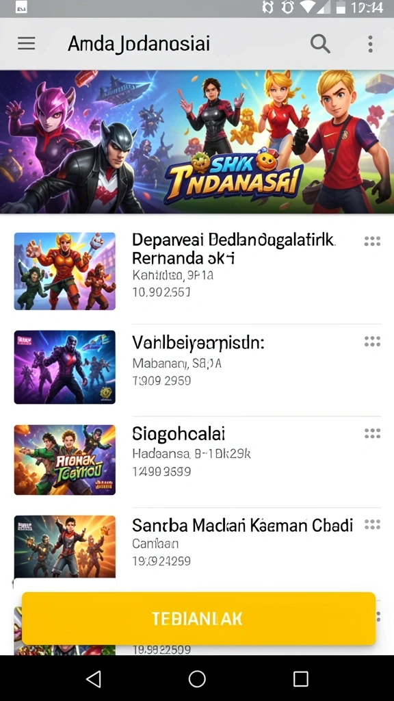 Beragam mode permainan yang seru.