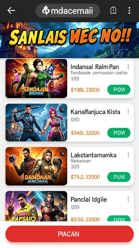 Statistik permainan yang membantu analisis taruhan.