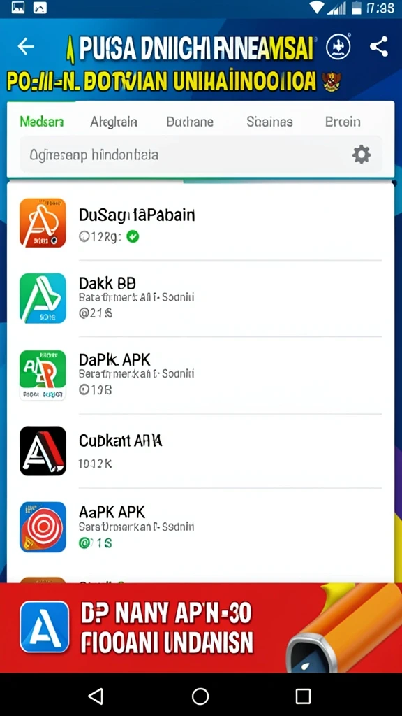 Tangkapan layar dari salah satu level menantang.