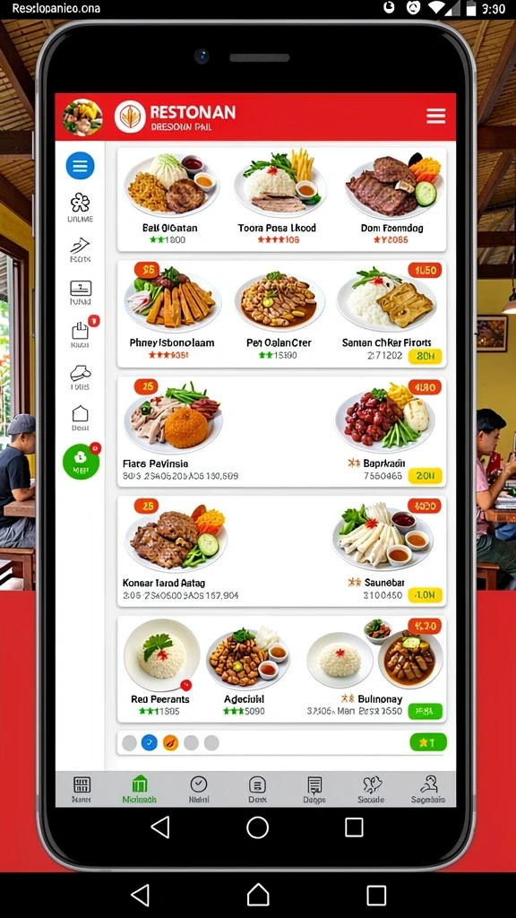 Tampilan antarmuka yang user-friendly dan menarik.