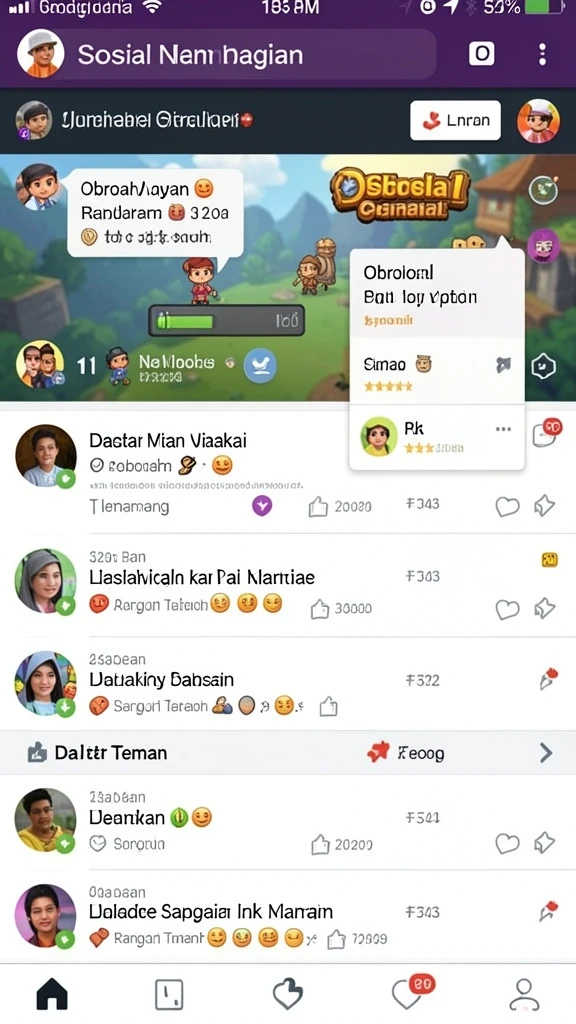 Tampilan antarmuka yang ramah pengguna dan menarik.