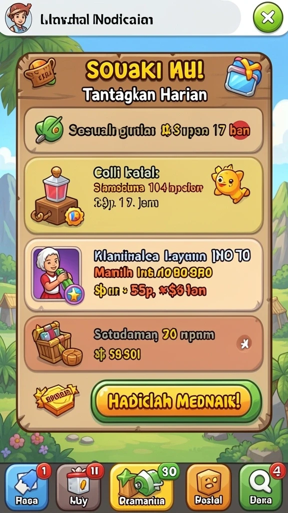 Beragam karakter yang dapat dipilih dan di kustomisasi.