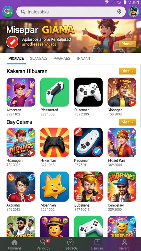 Tangkapan layar memperlihatkan fitur sosial antar pemain yang interaktif.