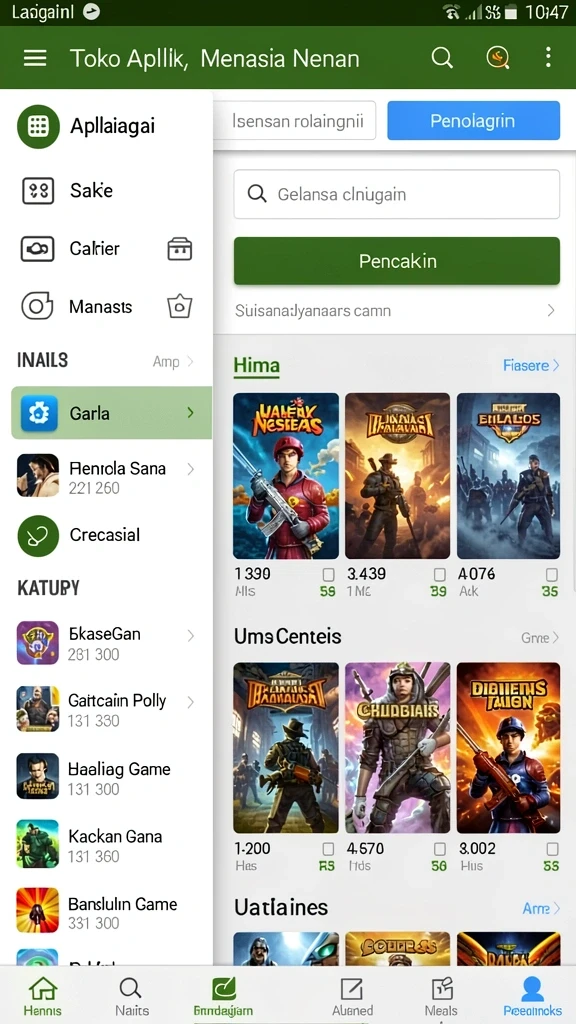 Beragam pilihan permainan untuk semua kalangan.