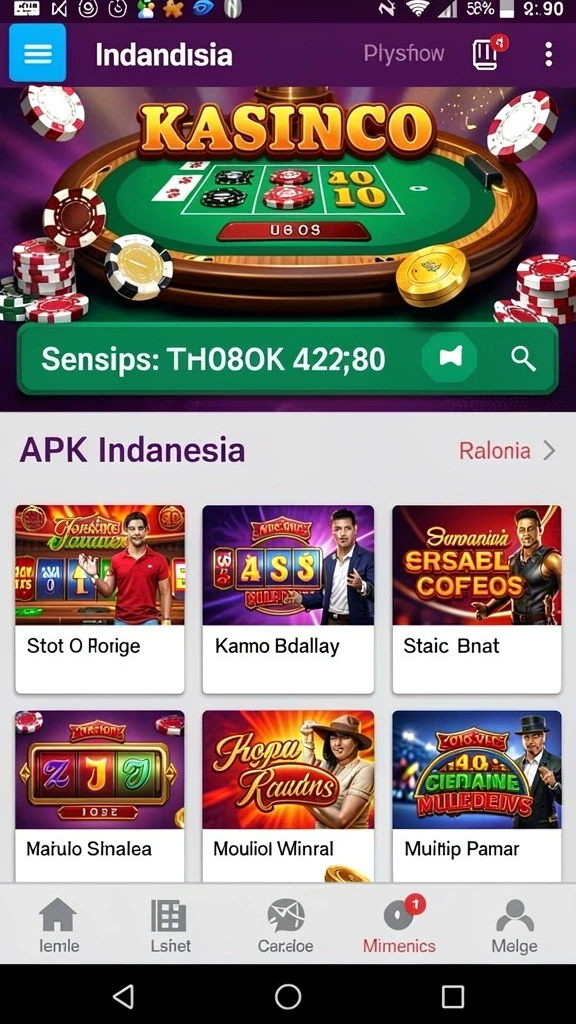Tangkapan layar menunjukkan antarmuka permainan yang menarik.