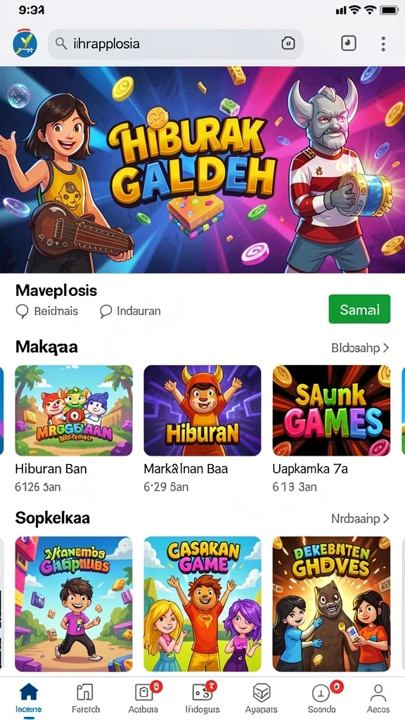 Antarmuka pengguna yang intuitif dan menarik.