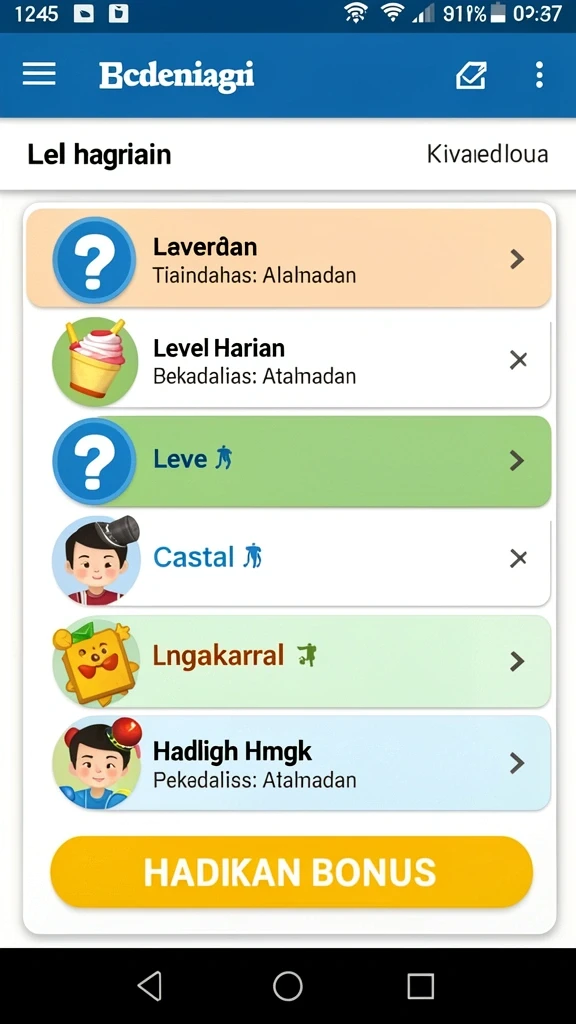 Screenshot menampilkan karakter utama dalam pertarungan epic.
