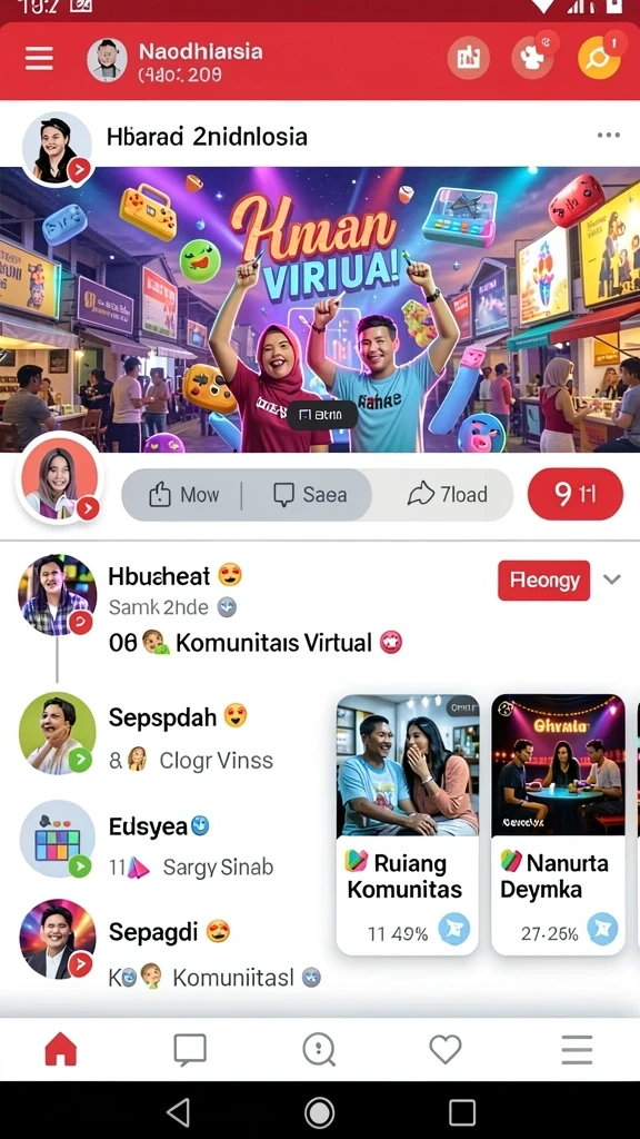 Tampilan antarmuka pengguna yang ramah dan intuitif.