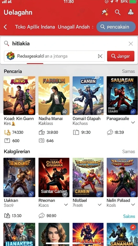 Karakter unik dengan keterampilan khusus.