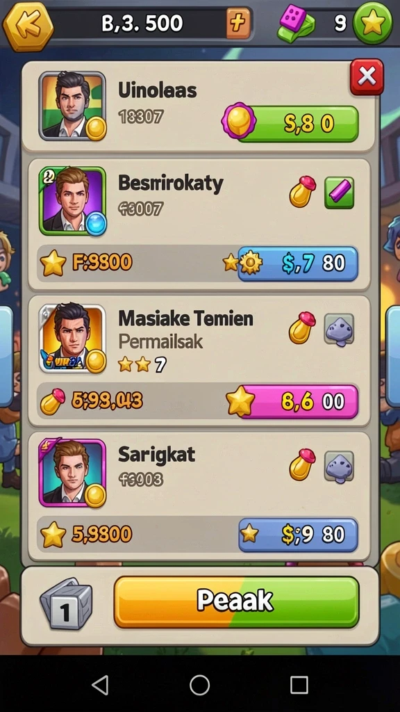 Tampilan antarmuka yang user-friendly dan menarik.