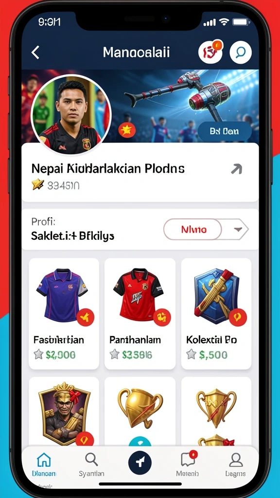Lingkungan yang indah dan penuh detail.