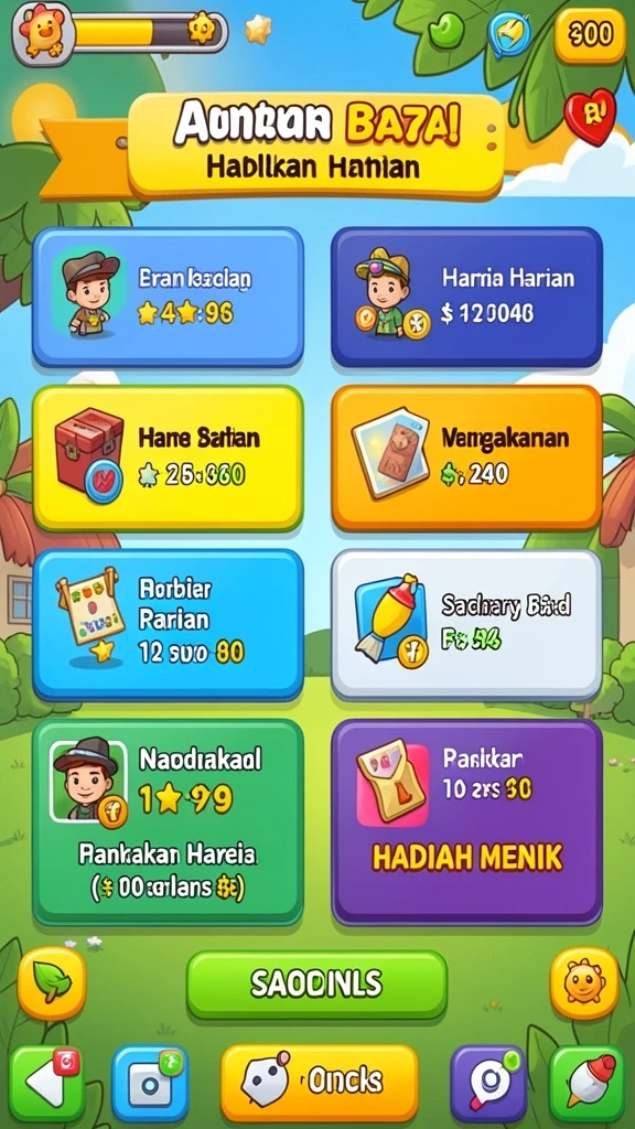 Tampilan mesin slot dengan tema laut yang indah.