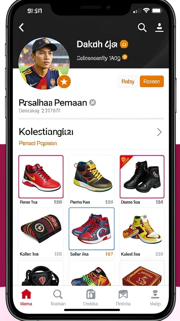 Tampilan antarmuka yang mudah dipahami.