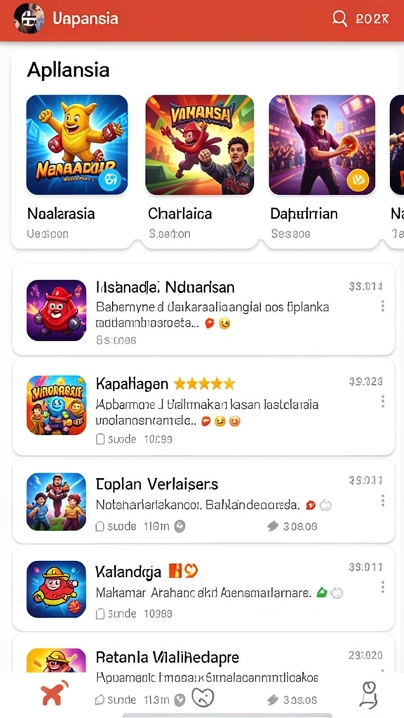 Fitur permainan interaktif yang mengajak pemain terlibat.