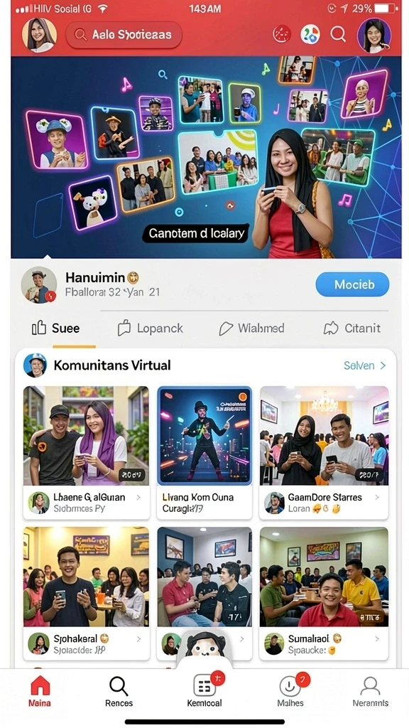 Tampilan antarmuka yang ramah pengguna.